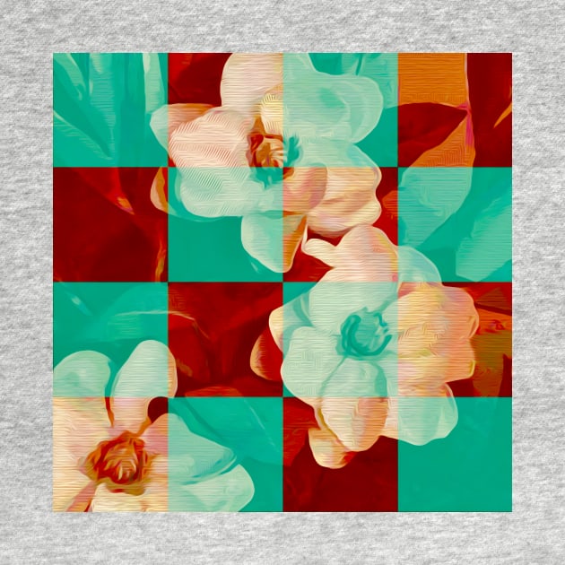 Checkered Floral by DANAROPER